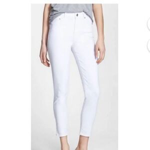 Citizens of Humanity Rocket Crop High Rise Skinny Jeans,Optic White,Size 27